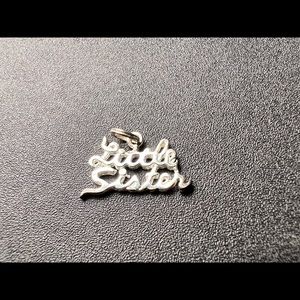 Little Sister Silver Charm